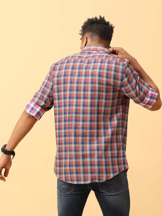 Brown Matte Checks Casual Full sleeve shirt | Men's Shirt shop online at Estilocus. Buy Brown Matte Checks Casual Full Sleeve shirts in different sizes online. Shop For Men with a wide range of latest collections Only at Estilocus. *Free Shipping * COD *