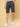 Blue Cotton Twill Shorts