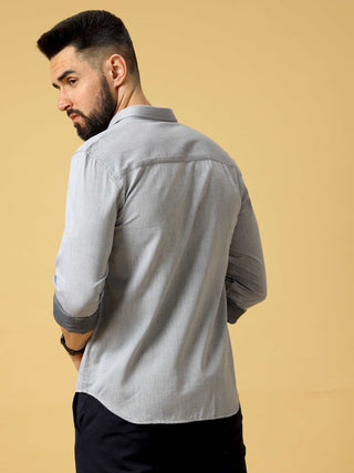 Blue Grey Full Sleeve Shirt shop online at Estilocus. DETAILS & CARE This pure cotton Solid shirt is a stylish go-to for laidback days. Cut in a comfy regular fit, with a classic button-down front and chest pocket. 100% premium cotton full sleeve Solid So