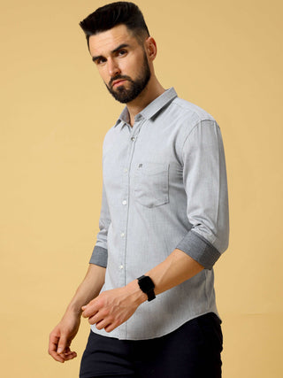 Blue Grey Full Sleeve Shirt shop online at Estilocus. DETAILS & CARE This pure cotton Solid shirt is a stylish go-to for laidback days. Cut in a comfy regular fit, with a classic button-down front and chest pocket. 100% premium cotton full sleeve Solid So