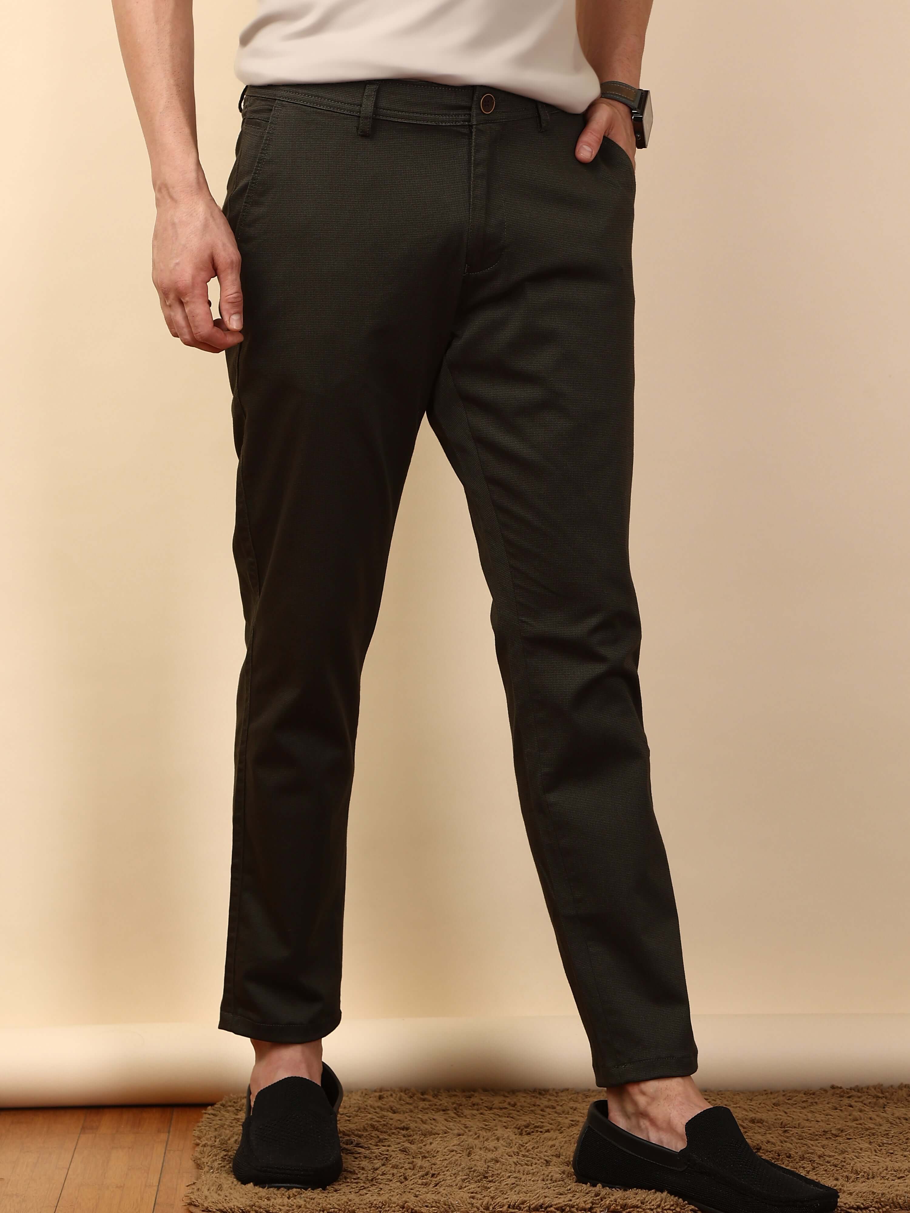 Forest Olive Chino Pants