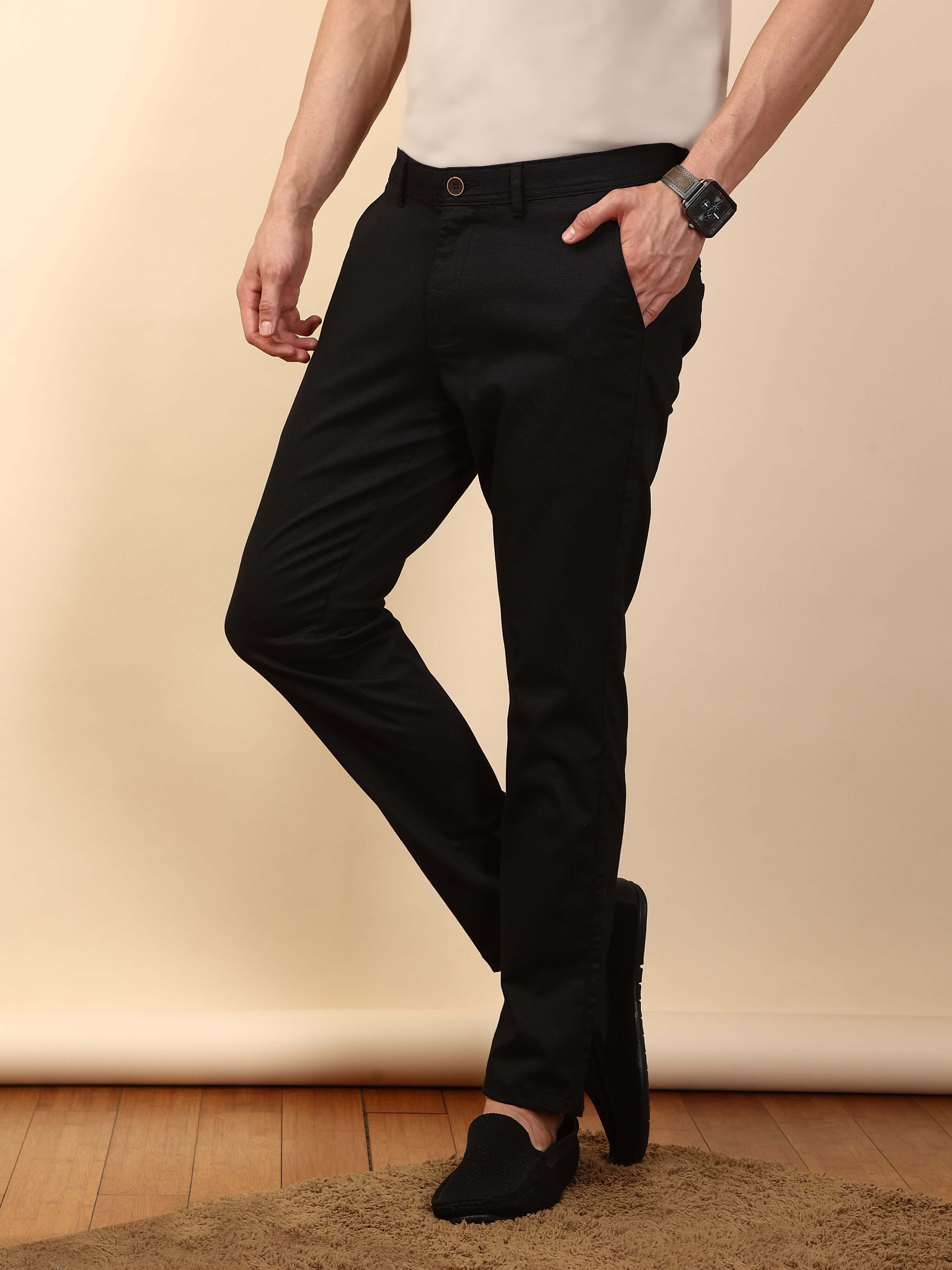 Midnight Black Chino Pants