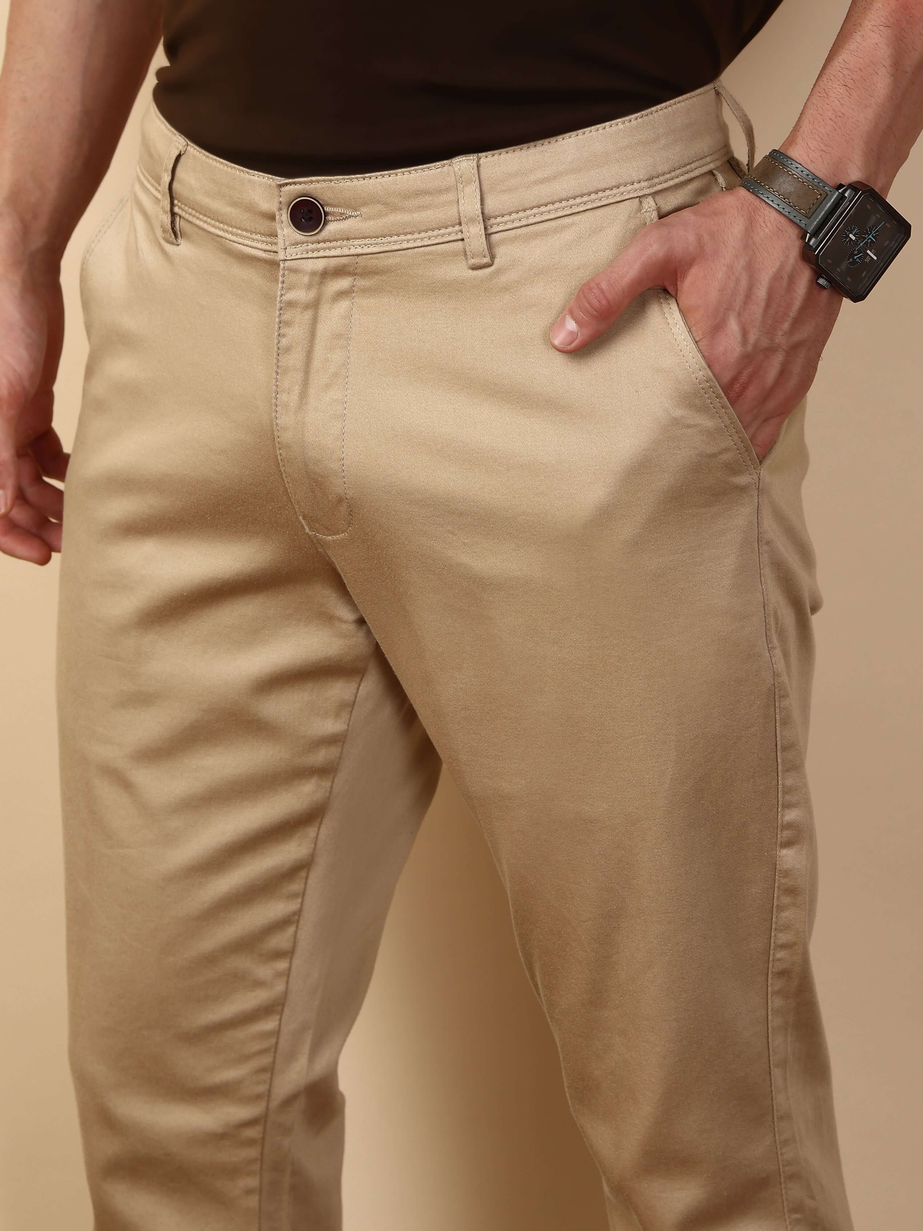 Tan Wheat Chino Pants