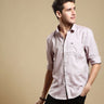 Red/White Solid Casual Full Sleeves Shirt_ ESTILOCUS CASUAL SHIRT_ estilocus