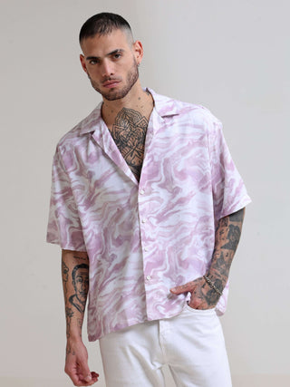 Watercolor Marble Oversized Shirt shop online at Estilocus. Our Watercolor Marble Oversized Shirt is perfect for those Hawaiian days. The relaxed fit and lightweight fabric make it comfortable to wear all day. Its classic style is perfect for those summer