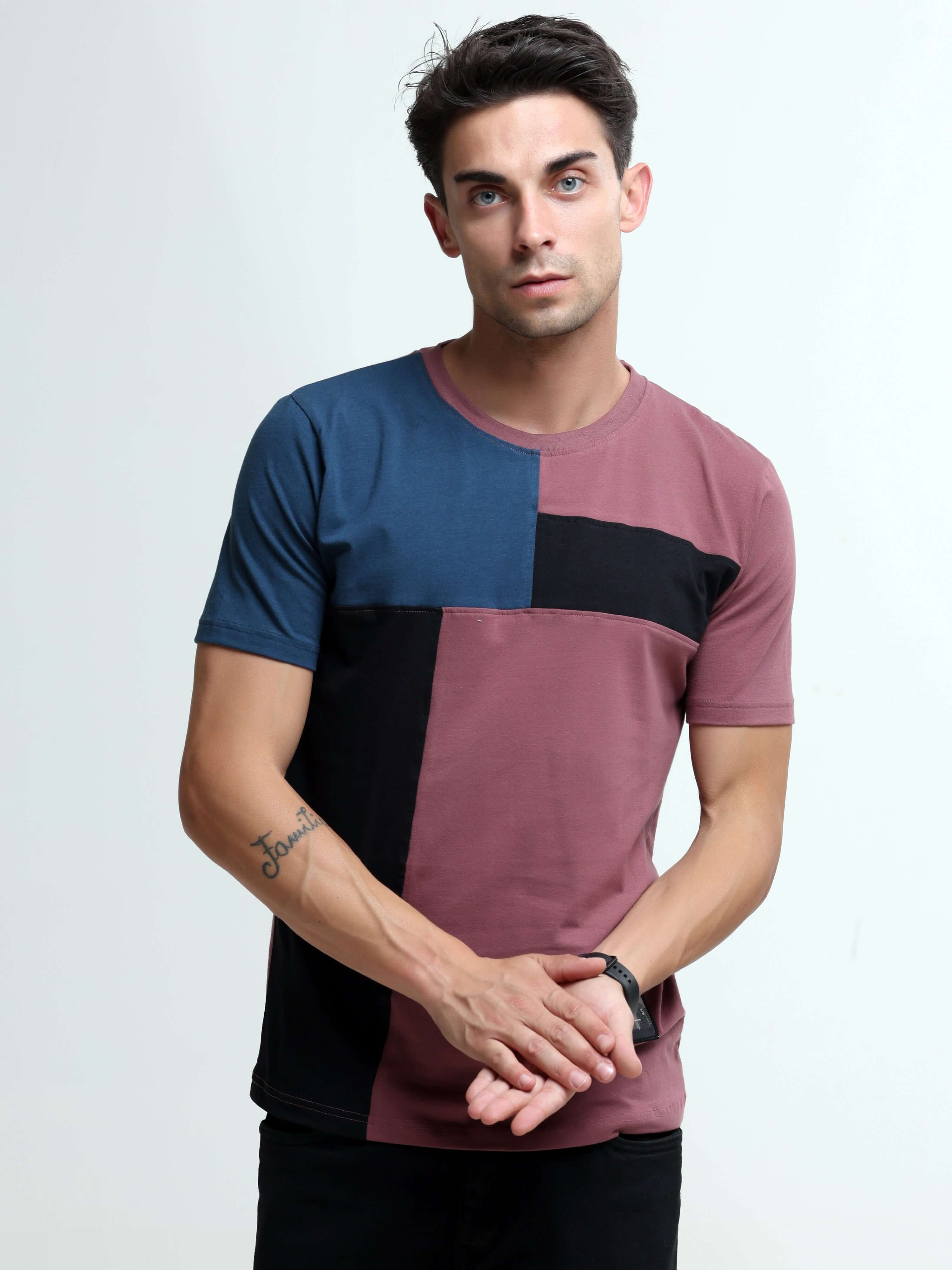 Blitz clay pink light weight tshirt shop online at Estilocus. This relax-fit Cut and Sew T-shirt is comfortable and the perfect essential all year round. Pair it with white jeans and sneakers and layer it up with a denim jacket for a casual and put-togeth