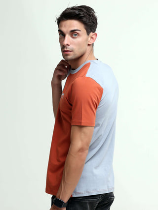 Vigor tangy orange light weight tshirt shop online at Estilocus. This relax-fit Cut and Sew T-shirt is comfortable and the perfect essential all year round. Pair it with white jeans and sneakers and layer it up with a denim jacket for a casual and put-tog