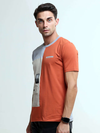 Vigor tangy orange light weight tshirt shop online at Estilocus. This relax-fit Cut and Sew T-shirt is comfortable and the perfect essential all year round. Pair it with white jeans and sneakers and layer it up with a denim jacket for a casual and put-tog