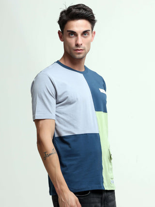 Turbo oyster teal light weight tshirt shop online at Estilocus. This relax-fit Cut and Sew T-shirt is comfortable and the perfect essential all year round. Pair it with white jeans and sneakers and layer it up with a denim jacket for a casual and put-toge