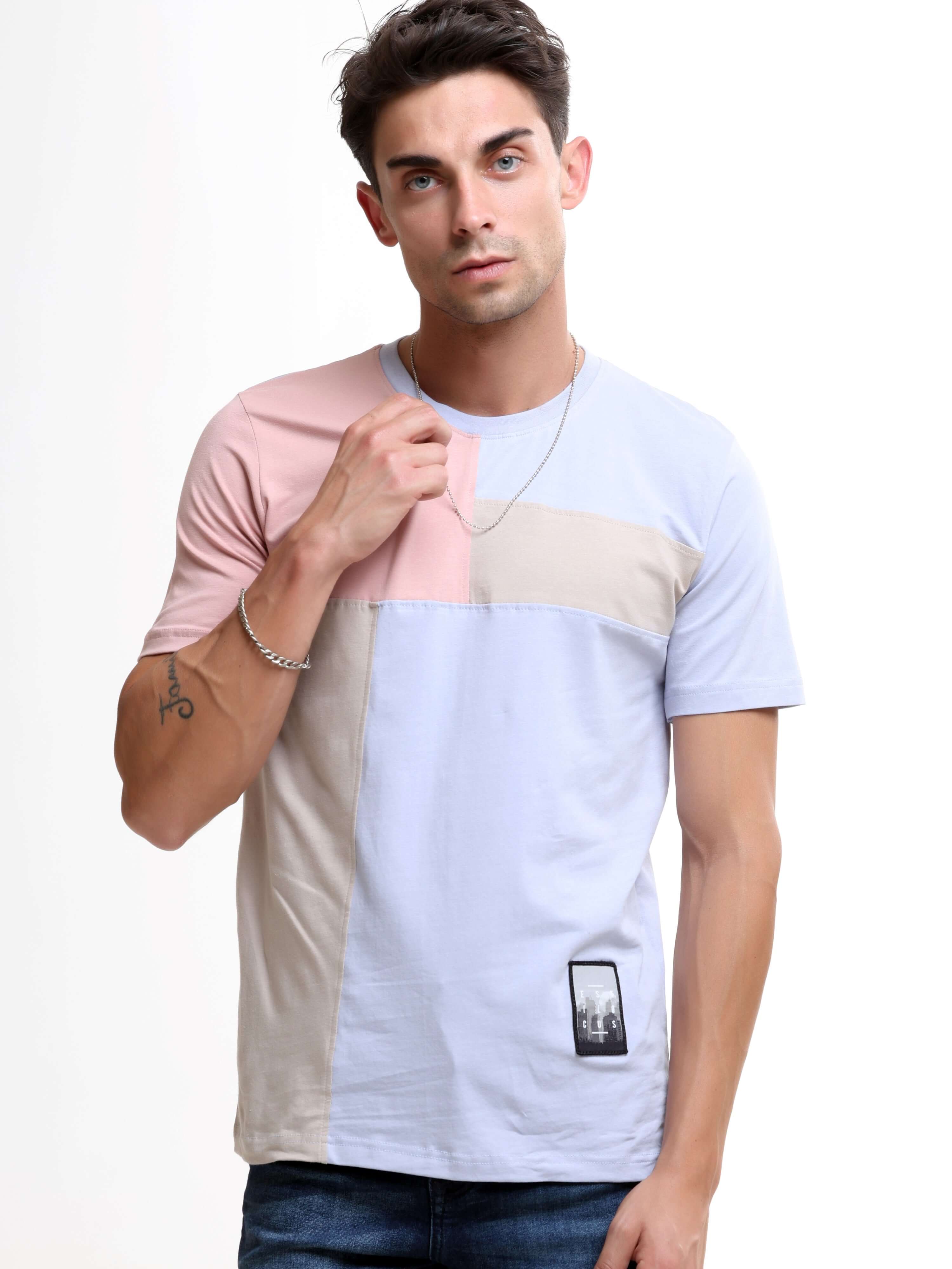 Blitz clear blue light weight tshirt shop online at Estilocus. This relax-fit Cut and Sew T-shirt is comfortable and the perfect essential all year round. Pair it with white jeans and sneakers and layer it up with a denim jacket for a casual and put-toget