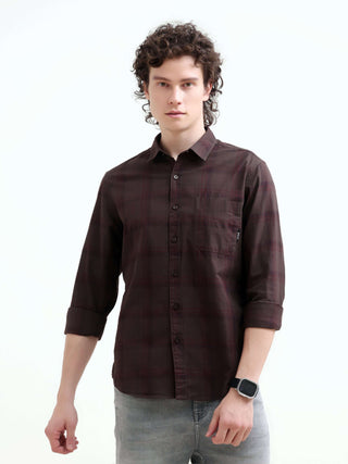 Missys Brown Plaid Shirt - New Men's Summer Arrival shop online at Estilocus. Embrace elegance with Missys brown classic plaid shirt: perfect for summer style. Shop the latest in men's casual chic. New arrival!