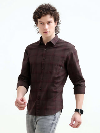 Missys Brown Plaid Shirt - New Men's Summer Arrival shop online at Estilocus. Embrace elegance with Missys brown classic plaid shirt: perfect for summer style. Shop the latest in men's casual chic. New arrival!