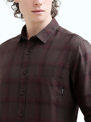 Missys Brown Plaid Shirt - New Men's Summer Arrival shop online at Estilocus. Embrace elegance with Missys brown classic plaid shirt: perfect for summer style. Shop the latest in men's casual chic. New arrival!