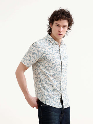 Men's Tropical Sage Teal Shirt - New Summer Arrival shop online at Estilocus. Embrace summer style with our new arrival - men's tropical sage pastel teal shirt. Perfect for casual wear and sunny vibes.