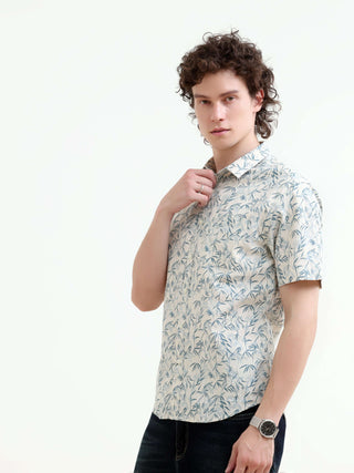 Men's Tropical Sage Teal Shirt - New Summer Arrival shop online at Estilocus. Embrace summer style with our new arrival - men's tropical sage pastel teal shirt. Perfect for casual wear and sunny vibes.