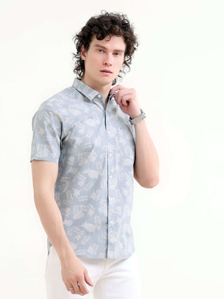 Men's Tropical Palm Printed Shirt - New Arrival shop online at Estilocus. Embrace summer with our Tropical Palm Tree Shirt. Perfect for men's casual wear, this new arrival promises style & comfort. Shop now!