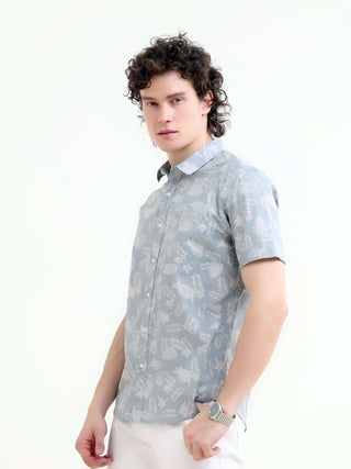 Men's Tropical Palm Printed Shirt - New Arrival shop online at Estilocus. Embrace summer with our Tropical Palm Tree Shirt. Perfect for men's casual wear, this new arrival promises style & comfort. Shop now!