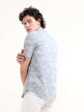 Men's Tropical Palm Printed Shirt - New Arrival shop online at Estilocus. Embrace summer with our Tropical Palm Tree Shirt. Perfect for men's casual wear, this new arrival promises style & comfort. Shop now!