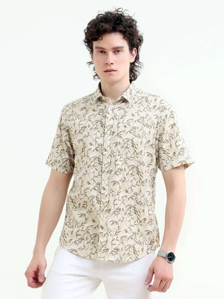 Men's Tropical Sage Printed Shirt - New Arrival shop online at Estilocus. Embrace summer with our Tropical Sage Shirt for men. Lightweight, airy & stylish—perfect for any casual outing. Shop the latest in summer fashion!