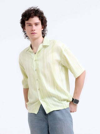 Men's Pastel Lemon Oversized Shirt - Summer Essential shop online at Estilocus. Embrace summer with our Tonal Pastel Lemon Shirt. Perfect for a relaxed look. Lightweight & oversized for ultimate comfort. Shop new arrivals!