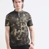 Olive Henley Camouflage T-Shirt for Men - New Arrival shop online at Estilocus. Shop the latest men's casual summer essential: Olive Henley Camo Tee. 100% cotton, lightweight, comfortable fit. Order now!