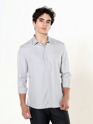 Mirage Grey Seamless Solid Shirt