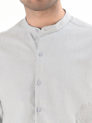 Light Olive Semi-Casual Shirt