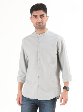 Light Olive Semi-Casual Shirt