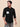 Black Solid Double Pocket Full Sleeve Shirt