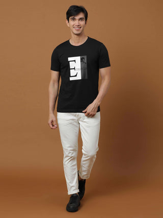 Vintage Edition Printed Black T Shirt shop online at Estilocus. 100% Cotton Designed and printed on knitted fabric. The fabric is stretchy and lightweight, with a soft skin feel and no wrinkles. Crew neck collar which is smooth on the neck and keeps you c