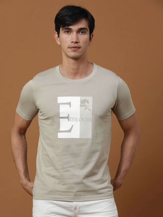 Vintage Edition Printed Beige T Shirt shop online at Estilocus. 100% Cotton Designed and printed on knitted fabric. The fabric is stretchy and lightweight, with a soft skin feel and no wrinkles. Crew neck collar which is smooth on the neck and keeps you c