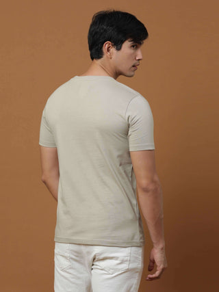 Vintage Edition Printed Beige T Shirt shop online at Estilocus. 100% Cotton Designed and printed on knitted fabric. The fabric is stretchy and lightweight, with a soft skin feel and no wrinkles. Crew neck collar which is smooth on the neck and keeps you c