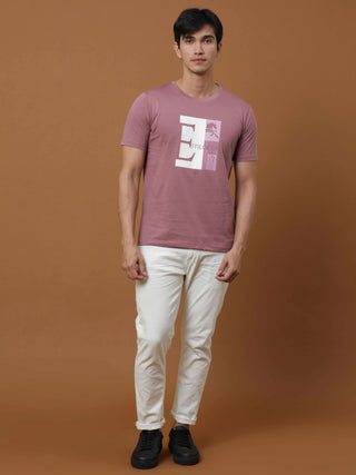 Vintage Edition Printed Peach T Shirt shop online at Estilocus. 100% Cotton Designed and printed on knitted fabric. The fabric is stretchy and lightweight, with a soft skin feel and no wrinkles. Crew neck collar which is smooth on the neck and keeps you c