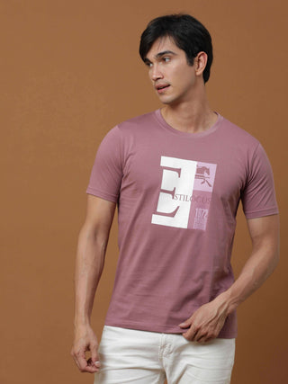 Vintage Edition Printed Peach T Shirt shop online at Estilocus. 100% Cotton Designed and printed on knitted fabric. The fabric is stretchy and lightweight, with a soft skin feel and no wrinkles. Crew neck collar which is smooth on the neck and keeps you c