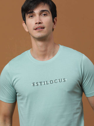 Aqua Luminescent Printed T Shirt shop online at Estilocus. 100% Cotton Designed and printed on knitted fabric. The fabric is stretchy and lightweight, with a soft skin feel and no wrinkles. Crew neck collar which is smooth on the neck and keeps you comfor