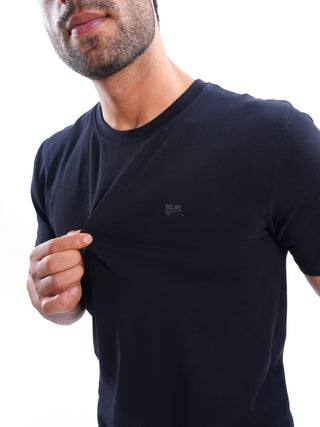 Bristol Black Solid T-Shirt