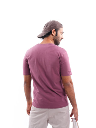 Ruby Wine Solid T-Shirt