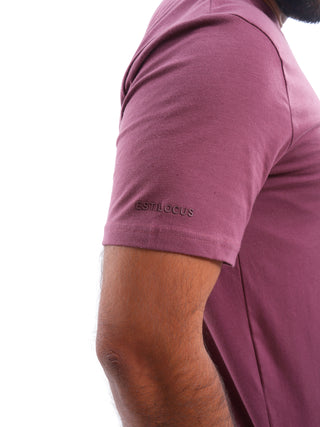 Ruby Wine Solid T-Shirt