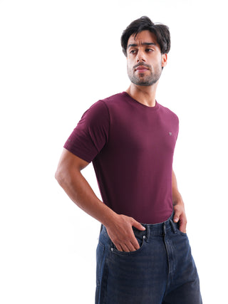 Tibetan Red Solid T-Shirt