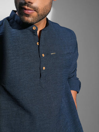 Spell bound Navy Iron-free Kurta