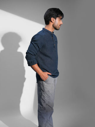 Spell bound Navy Iron-free Kurta