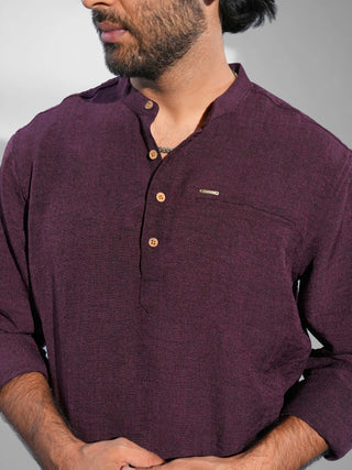 Winsor Wine Iron-free Kurta