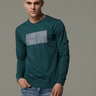 Charg Cargo Teal Sweat Shirt shop online at Estilocus. • Crew neck • Long sleeve • Ribbing around neckline, Cuff & hem • High quality print and fine embroidery Fit : Comfort fit Size : The model is wearing M size Model height : 6 Feet Wash care : Cold mac
