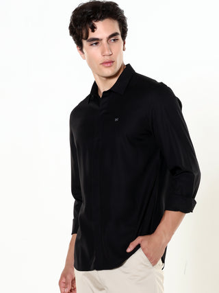 Black Onyx Seamless Solid Shirt