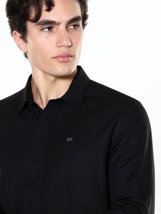 Black Onyx Seamless Solid Shirt