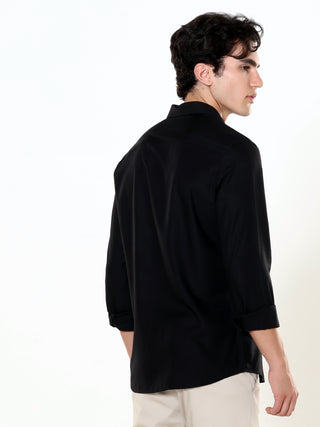 Black Onyx Seamless Solid Shirt