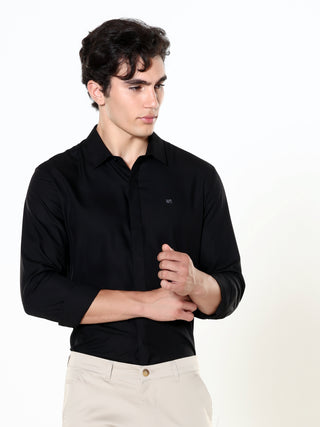 Black Onyx Seamless Solid Shirt