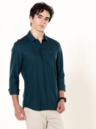 Blue Lagoon Seamless Solid Shirt