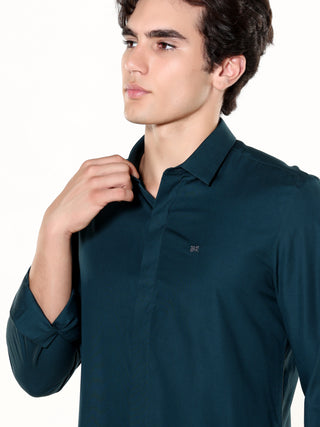 Blue Lagoon Seamless Solid Shirt