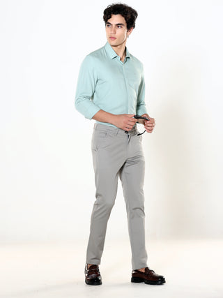 Sage Green Seamless Solid Shirt